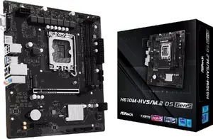 Материнская плата ASRock H610M-HVS/M.2 D5 GEN5 – LGA1700, DDR5, PCIe 5.0, mATX