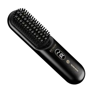 Cordless hot brush Revamp BR-1950-EU2 – Straight & Go styling tool, rechargeable