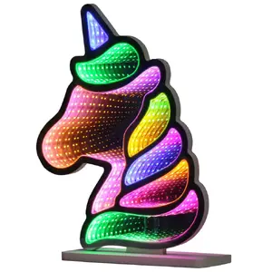 Neon lights MANTA Style UNICORN MASNL134MT with tunnel effect — decorative LED panel for room lighting
