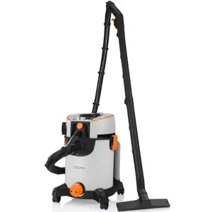 Industrial vacuum cleaner ZEEGMA ZE-ZONDER WASH GREY — dry and wet function, 1400W