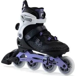 Роликовые коньки FILA LEGACY QF Lady чёрно-фиолетовые, размер 39