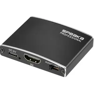 HDMI sadalītājs SpeaKa Professional SP-13723876 — 3840 x 2160 px, melns