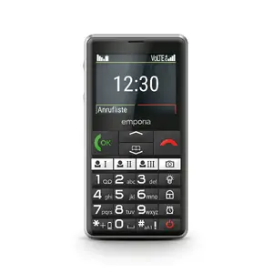 Телефон для пожилых Emporia emporiaPURE-LTE, классический корпус, 4G, 2,31" (5,87 см) дисплей 320×240, камера 2 МП, 1400 мА·ч, IP54, MicroSD, чёрный