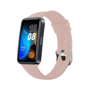 Silicone Strap for Huawei Band 8/9/10 by FIXED, pink, replacement wristband