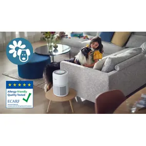 Captures 99.99% allergens from dust, pollen or pets