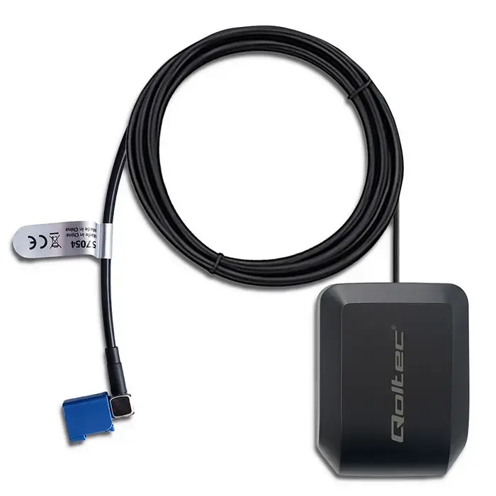 GPS GLONASS antena QOLTEC 57054 — magnētiskā 28 dB Photo 2