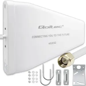 Внешняя 4G/5G LTE антенна QOLTEC 9 дБи, N female разъём, кабель 3 м