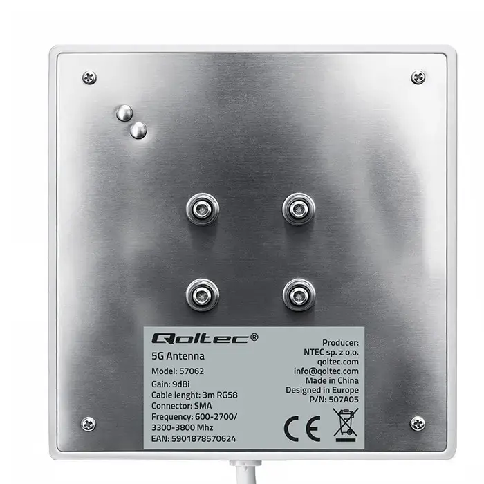 Внешняя 4G/5G LTE антенна QOLTEC 9 дБи SMA 3 м Photo 6