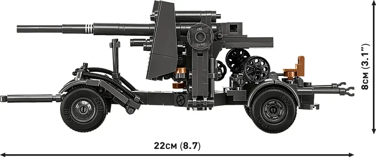 Cobi Building Blocks 8.8 cm Flak — 360 detaļas Photo 4
