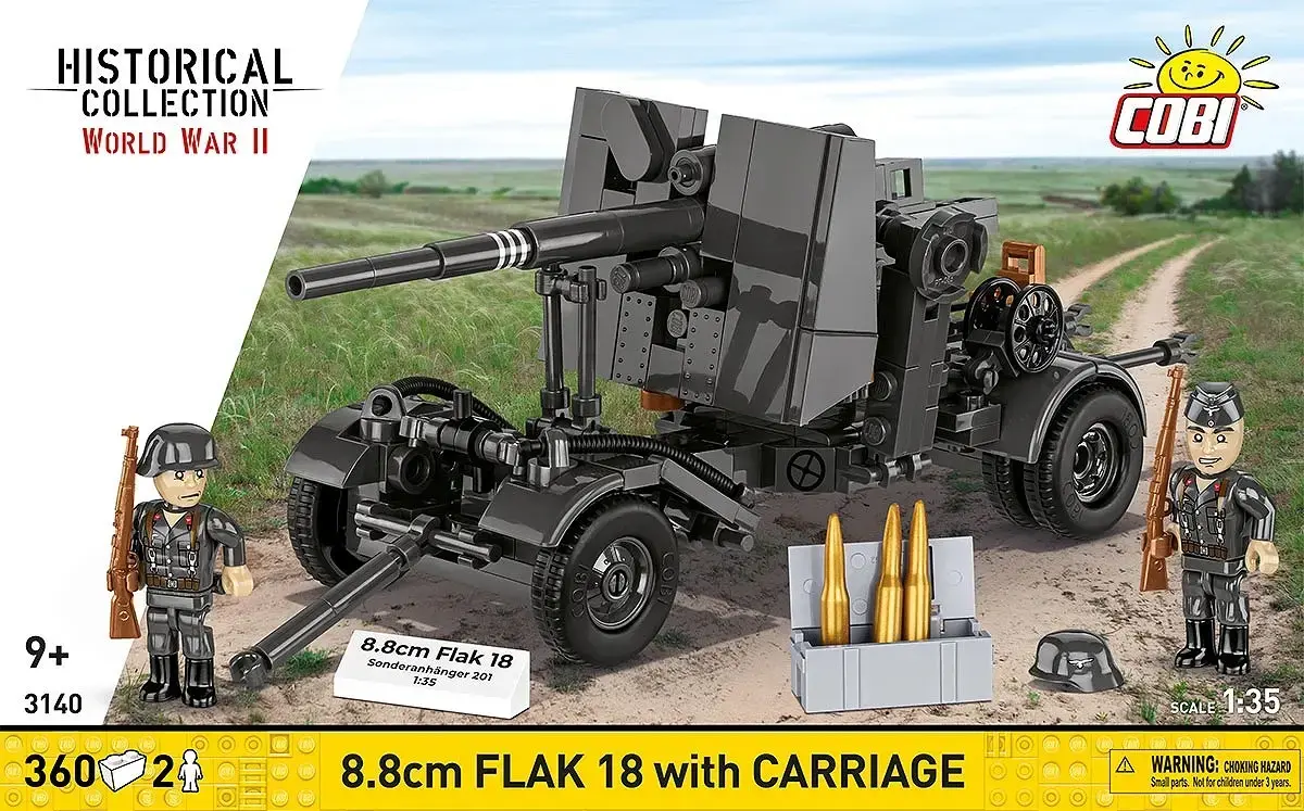 Cobi Building Blocks 8.8 cm Flak — 360 detaļas Photo 6