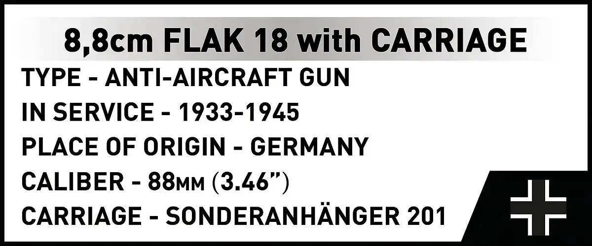 Cobi Building Blocks 8.8 cm Flak — 360 detaļas Photo 11
