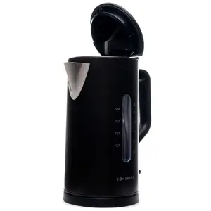 Elektriskais tējkanna KOHERSEN A451, 1,7 L, 2520–3000 W, melna, slēpts sildīšanas elements, rotējoša pamatne