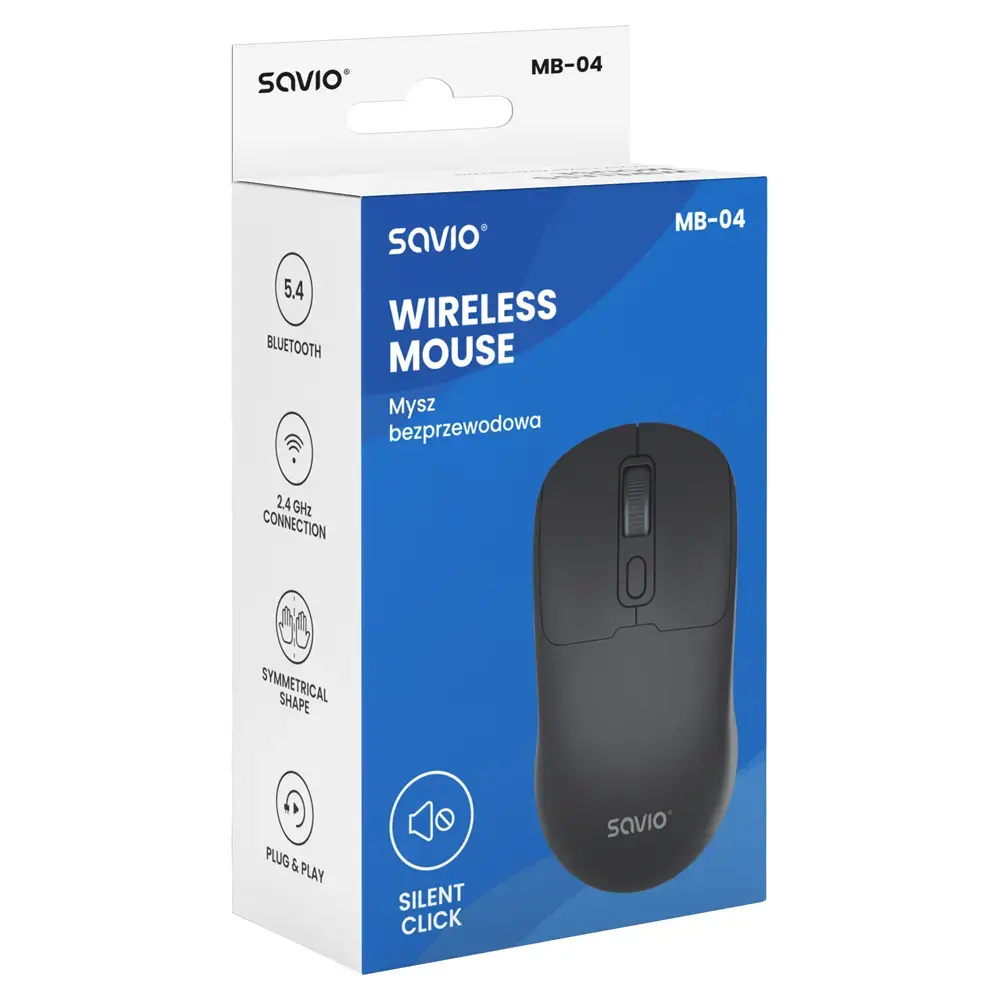 SAVIO MB-04 Bluetooth амбидекстрная мышь Photo 5