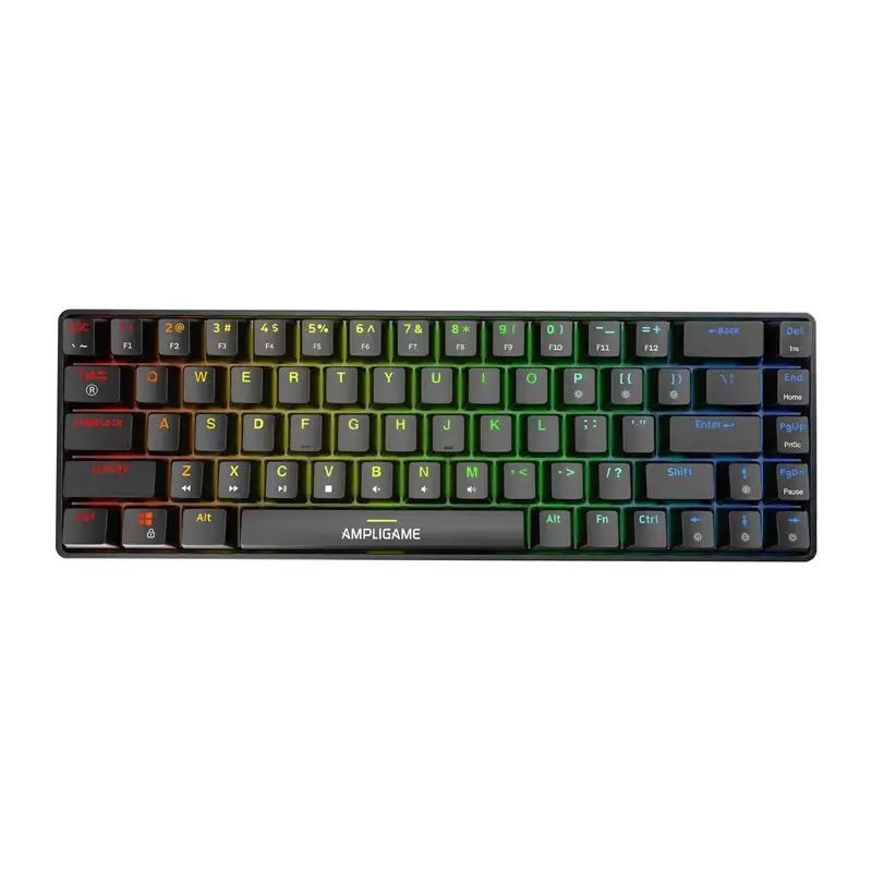 Mehāniskā tastatūra Fifine GK1 65% RGB