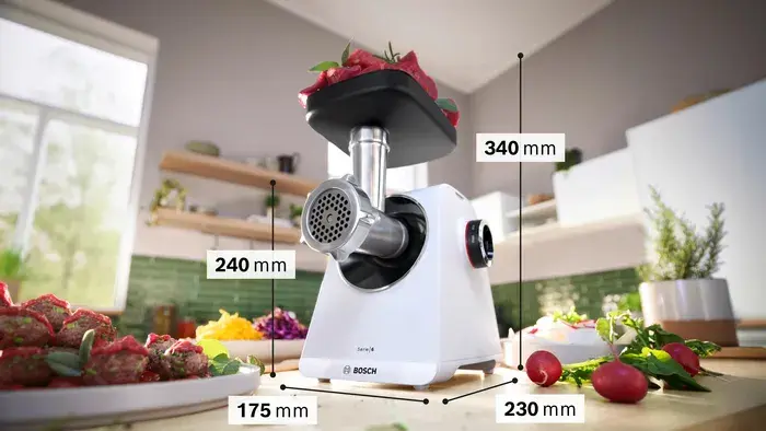 Мясорубка Bosch Serie 6 MFWS607W Photo 2