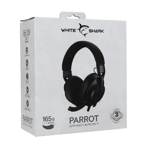 Накладные наушники White Shark GH-2440 Parrot Black — проводные, закрытого типа, в розничной упаковке