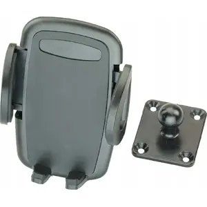 Автомобильный держатель для телефона KRAM Fix2car Universalhalter Swivel 50–95 мм черный