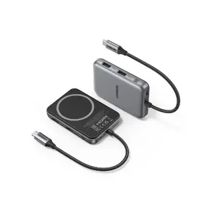 Док-станция 7 в 1 USB-C → USB-A, HDMI, microSD/SD с держателем, совместимым с MagSafe UGREEN CM896
