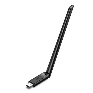 Wi‑Fi USB divu joslu adapteris UGREEN 2.4GHz 286Mbps un 5GHz 600Mbps ar 6dBi ārējo antenu, melns