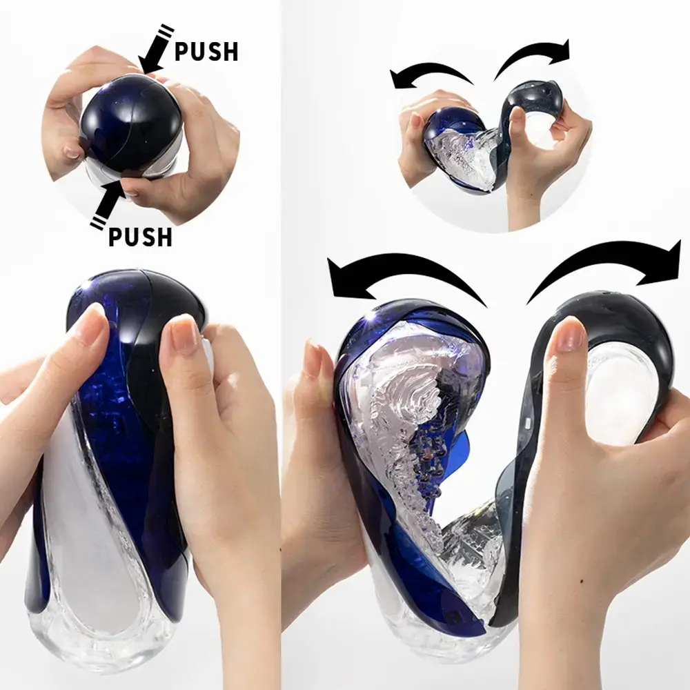 Мастурбатор TENGA Flip 360 Midnight Purple Photo 11