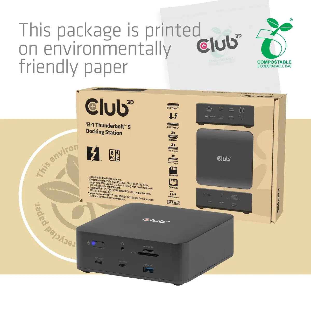 CLUB3D CSV-2562 док-станция Thunderbolt 5 Photo 15