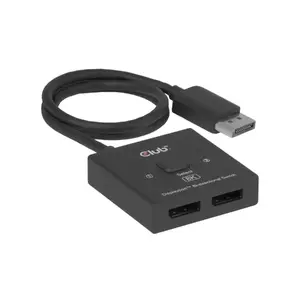 CLUB3D DisplayPort 2‑в‑1 двунаправленный переключатель CSV-1009 Photo 1