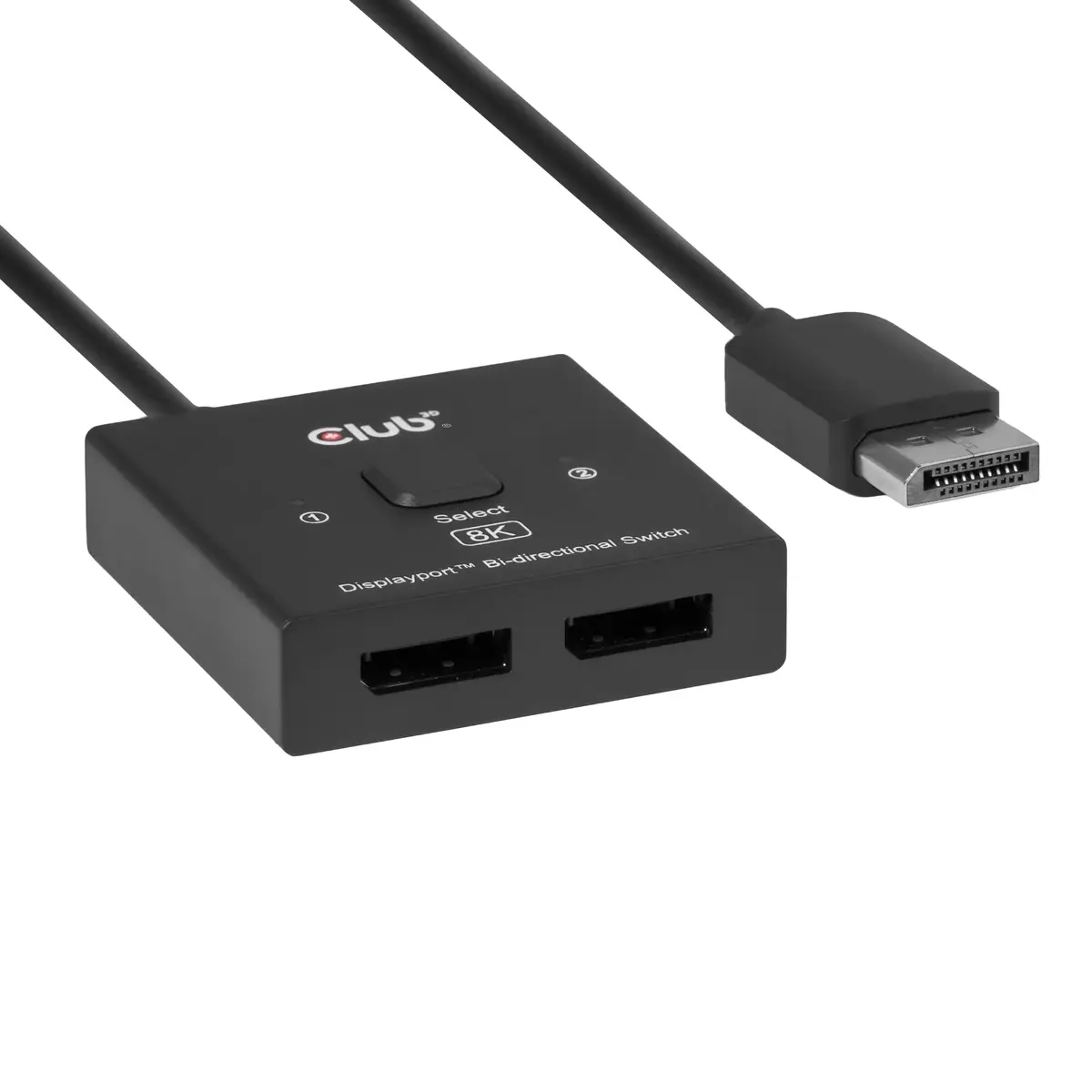 CLUB3D DisplayPort 2‑in‑1 divvirzienu slēdzis CSV-1009 Photo 8