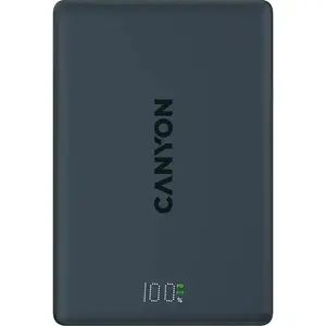 Power bank CANYON OnPower 511 10000mAh 20W Magnetic wireless charging, USB-C, black