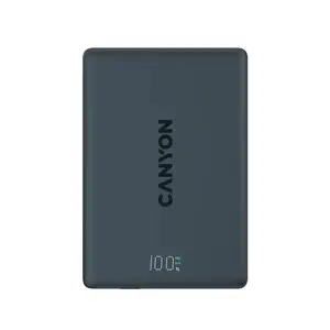 Portable power bank CANYON On Power 500 5000mAh 20W wired / 15W wireless (MagSafe compatible), Black