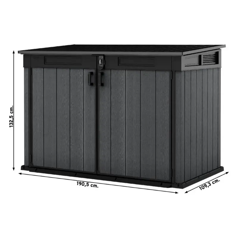 Keter Cortina Mega 2020L outdoor storage shed Photo 3