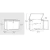 Keter Cortina Mega 2020L outdoor storage shed Photo 6