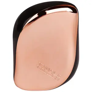 Щётка-паддл Tangle Teezer Compact Styler — для взрослых, чёрная с розовым золотом