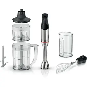 Погружной блендер Bosch Serie 6 MSM6M852 — 1200 Вт, чаша 1,3 л, нержавеющая сталь/черный