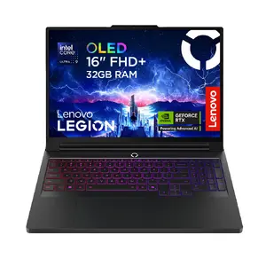 Klēpjdators Lenovo Legion Pro 7 16IAX10H Intel Core Ultra 9 275HX 16 collas WQXGA 32GB DDR5 1TB SSD NVIDIA GeForce RTX 5080 Windows 11 Home Melns