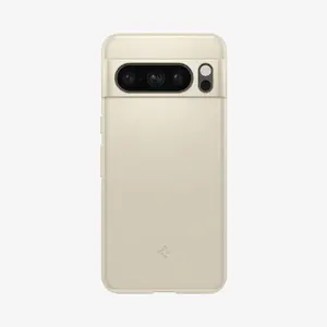 Protective phone case Spigen Thin Fit for Google Pixel 8 Pro — Beige, TPU+PC, for 6.7" screen