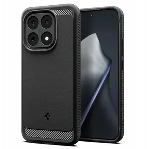 Protective phone case Spigen Rugged Armor for Xiaomi 15T, matte black