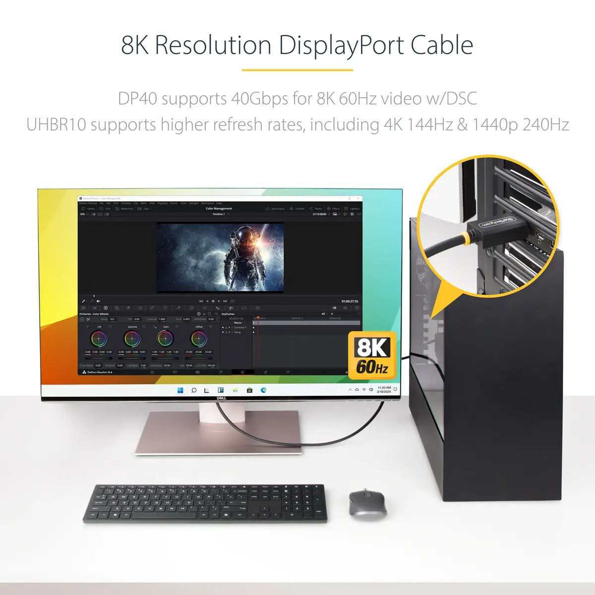 StarTech DisplayPort 2.1 Cable 2 m Photo 9