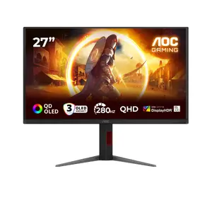 Monitor AOC G4 Q27G4ZD 27" QD-OLED Quad HD 2560x1440 1 ms USB 3.2 Gen1 VESA Height-adjustable Black/Red