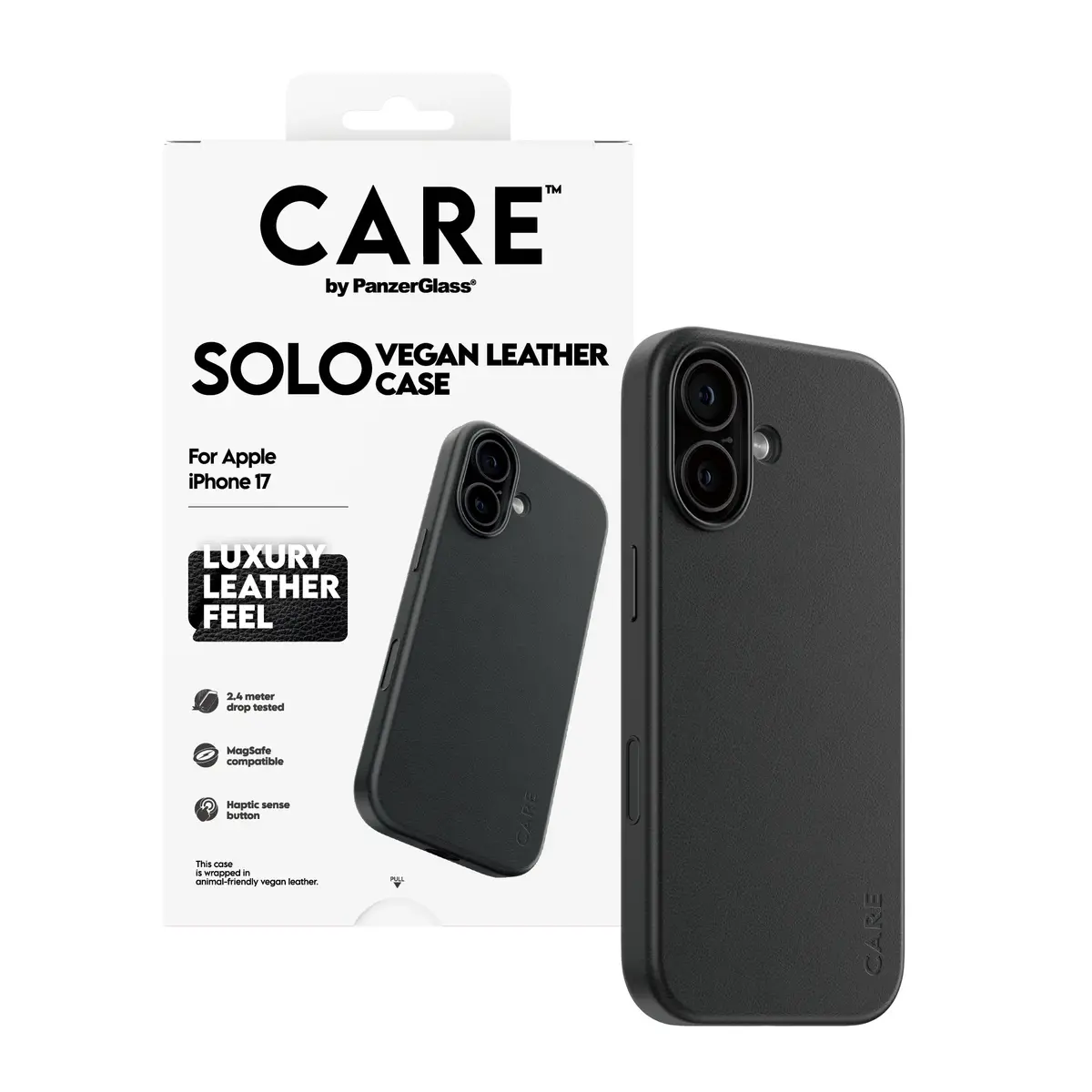 PanzerGlass CARE™ Solo Case Black — vāciņš iPhone 17 Photo 5