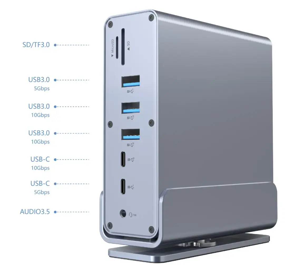 Gembird 15-в-1 USB Type-C адаптер A-CF-COMBO15-01 Photo 2