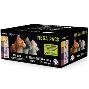 Cat wet food pouches PetRepublic 100 g — duck, turkey, beef, chicken with veal