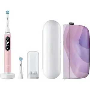 Electric Toothbrush BRAUN Oral‑B iO Series 6 Pink Sand Luxe Edition — rechargeable, multiple brushing modes
