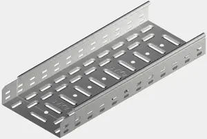 Кабельный лоток Baks KGR/KPR100H42/2 оцинкованный 100×2000 мм (модель 141517)