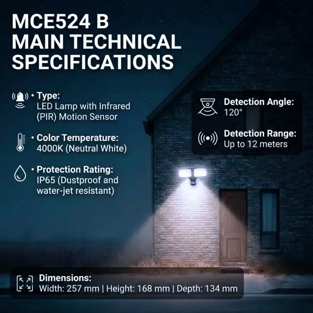 LED wall lamp MACLEAN MCE524 Photo 3