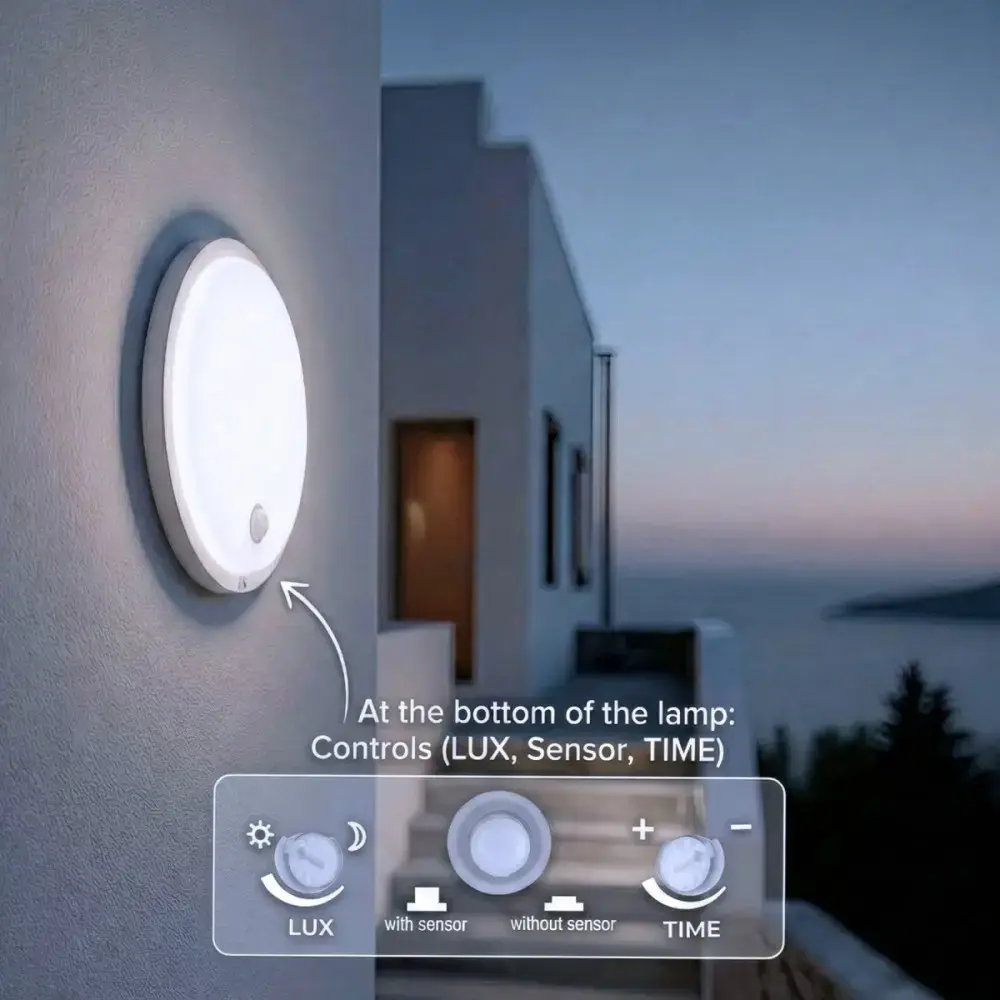 LED lamp MACLEAN MCE525 W with PIR sensor Photo 2