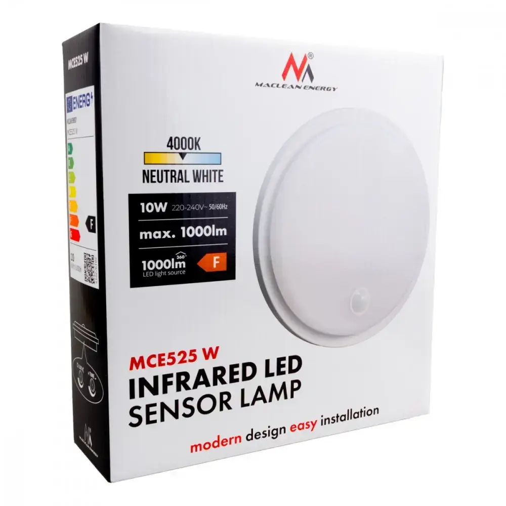 LED lamp MACLEAN MCE525 W with PIR sensor Photo 5
