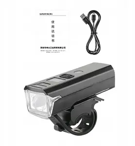 Велосипедный передний LED-фонарь Superfire D6 (модель BL56-B) — компактный перезаряжаемый фонарь