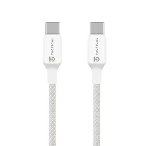 Кабель USB-C — USB-C Tactical 2 м белый