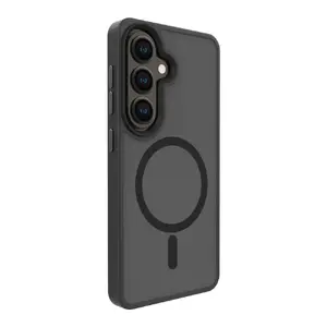 Чехол Evelatus для Samsung Galaxy S26 — гибридный, магнитный, PC+TPU, чёрный