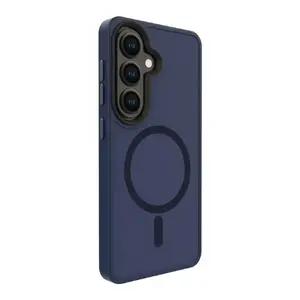 Гибридный защитный чехол Evelatus для Samsung Galaxy S26 — магнитный PC+TPU, тёмно-синий